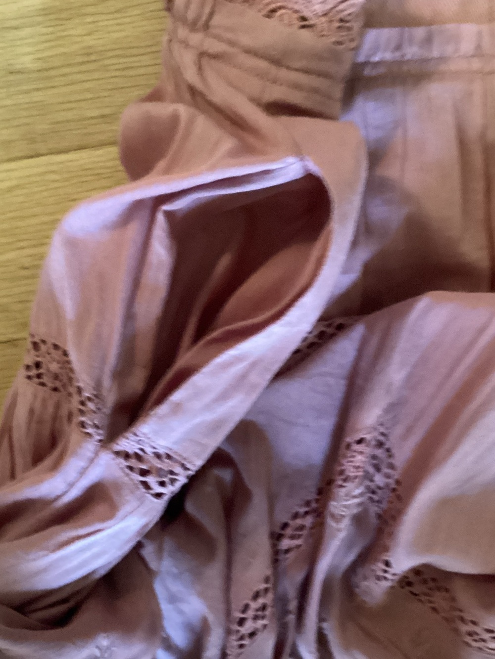Free People Dusty Rose Pink Cotton Maxi Skirt Overalls - Picture 13 of 16